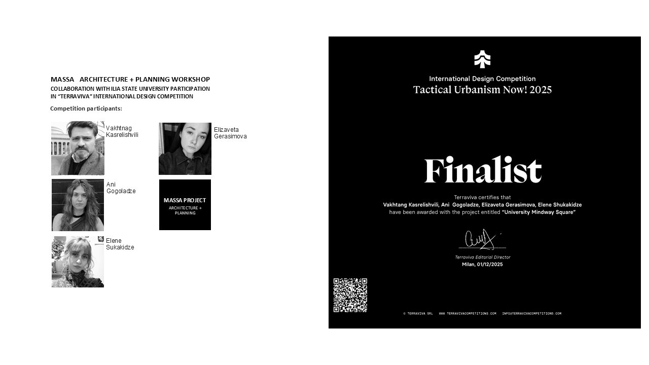 FINALIST_ “TERRAVIVA” INTERNATIONAL DESIGN COMPETITION